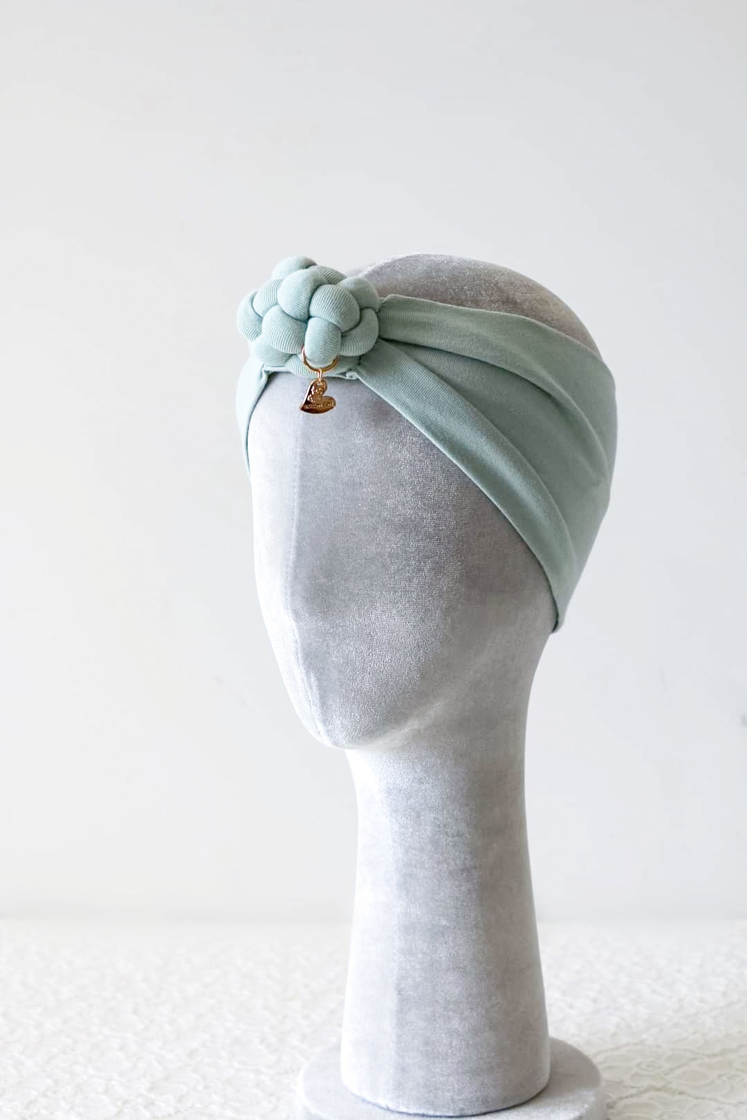 Bella Green Mint Jersey Knit Headband Women